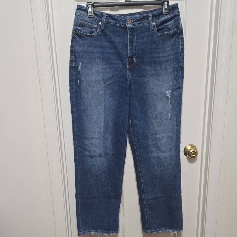 Classic Denim Straight Leg Jeans